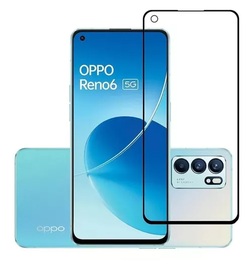 купить Стекло защитное для смартфона Helmet Diamond Glass 4D Oppo Reno 6 5G, Black в Кишинёве 