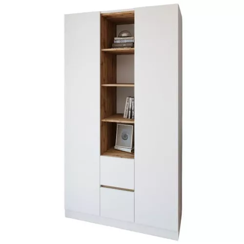купить Шкаф Smartex (15833) N14 140cm Alb+St.Inchis в Кишинёве 