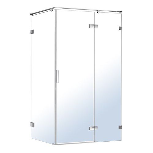Cabină de duș NEMO 120 * 80 * 195cm, dreapta, leagăn, sticlă transparentă 8mm, oglindă cromată 
