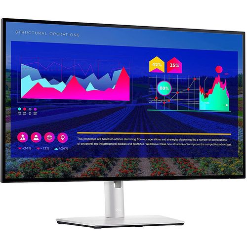 cumpără Monitor 27 Dell U2722D IPS LED 2K UltraSharp Borderless Black Pivot, 5ms, 350cd, 1000:1 Typical Contrast, 2560x1440 QHD, DisplayPort, USB-C (Data, Video), HDMI, Pivot, Audio Line-out, USB Hub: 2 x USB3.0 (monitor/Монитор) în Chișinău 