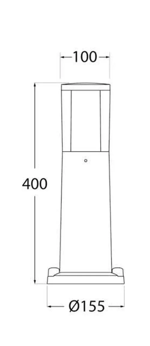 cumpără Aplică exterior Fumagalli CARLO 400 3.5 W Gri în Chișinău 