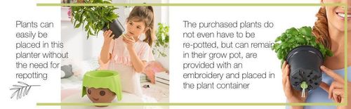 cumpără Ghiveci pentru flori Lechuza Ojo, Aquamarine în Chișinău 