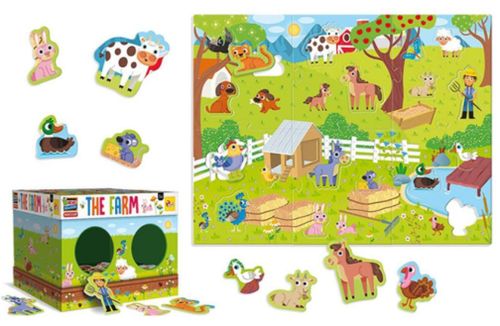 купить Головоломка Lisciani Giochi 47822 Puzzle educativ Montessori "Ferma mea" в Кишинёве 
