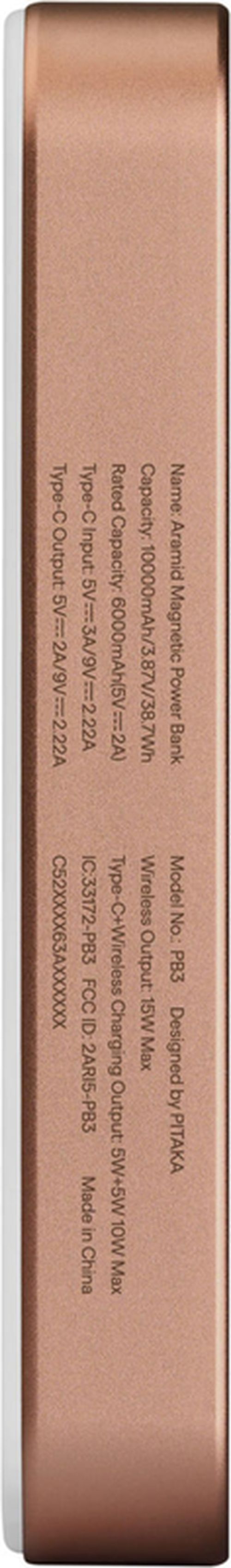 cumpără Acumulator extern USB (Powerbank) Pitaka Qi2 Sunset 10000MAH (PBQ2502) în Chișinău 