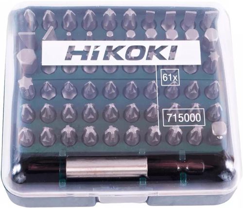 купить Набор головок, бит, насадок Hitachi-Hikoki 715000 набор 61 бит в Кишинёве 