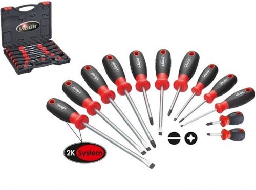 cumpără Șurubelniță Vigor V4655, набор 12 шт. în Chișinău 