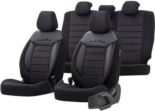 купить Чехол для автомобиля Pigeon Set OTOM Comfortline чёрный/серый CMF-206 2+1 в Кишинёве 