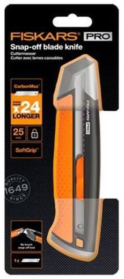 купить Нож строительный Fiskars utilitar snapp-off (1027228) в Кишинёве 