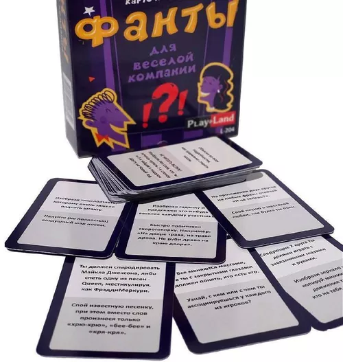 купить Настольная игра Play Land L-204RU Joc de carti Pentru o companie distractiva в Кишинёве 