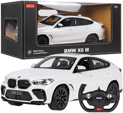 купить Радиоуправляемая игрушка Rastar 99200 1:14 BMW X6 M, alba, 61350 в Кишинёве 