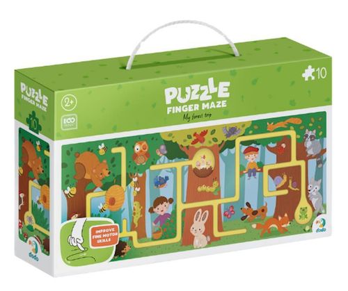 cumpără Puzzle Dodo 300585 Puzzle-labirint Călătoria mea prin pădure, 10 el. în Chișinău 