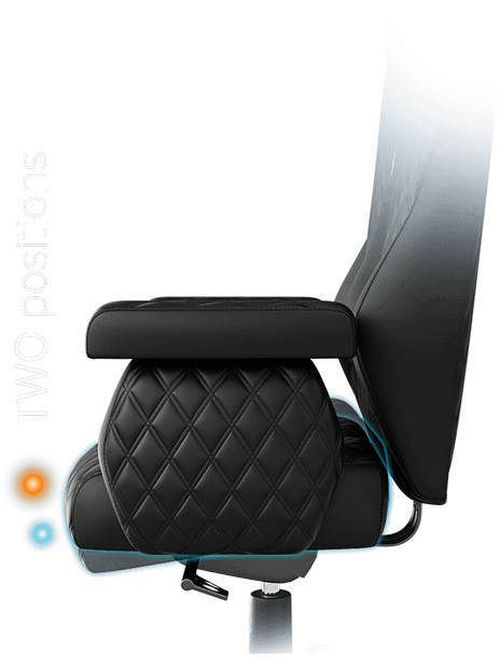 купить Офисное кресло Kulik System Diamond Black Eco в Кишинёве 