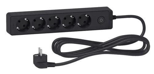 купить Фильтр электрический Schneider ST9453B, 5 locuri + intr. 16A 3m в Кишинёве 