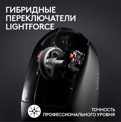 купить Игровая мышь Logitech G PRO X SUPERLIGHT 2 LIGHTSPEED Black в Кишинёве 