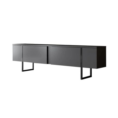 cumpără Comodă TV Trendy Lux, Antracit, Negru 180x50x30cm în Chișinău 