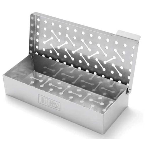купить Товар для пикника Weber W7576 Smoker Box Inox, container pentru afumare cu aschii в Кишинёве 