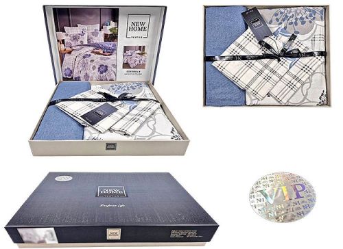 cumpără Textile de casă Promstore 44286.69 Lenjerie de pat Euro 2pers NewHome VIP Ozde în Chișinău 