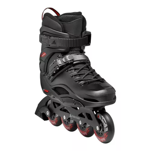купить Роликовые коньки Rollerblade 7400500741 RB 80, Nero/Rosso, Size 39 в Кишинёве 