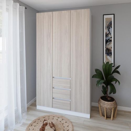 cumpără Dulap Smartex (15887) N16 120cm Alb+St.Deschis în Chișinău 