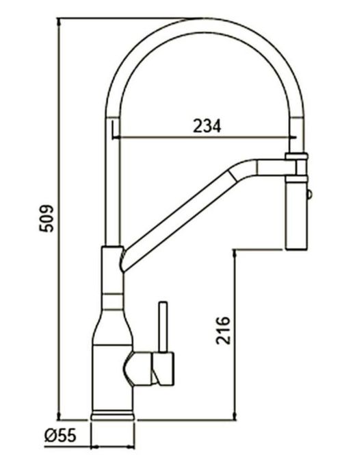 купить Смеситель кухонный Gappo G4098-19 Grafit (chiuveta plus) в Кишинёве 