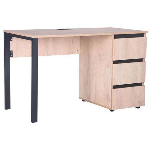 cumpără Masă de birou Nowystyl Pluto ST R (grafit/stejar) în Chișinău 