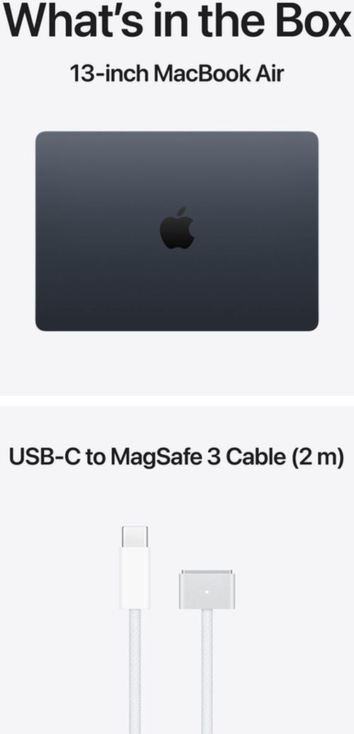 купить Ноутбук Apple MacBook Air 13" M5 10c/8g 16/512 GB Midnight MDHE4 в Кишинёве 