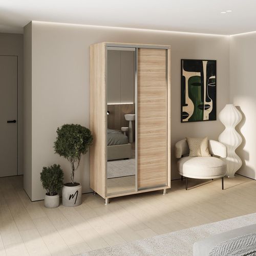 cumpără Dulap my-STYLE C10H0T02AM03-U22, 100x200, дуб сонома în Chișinău 