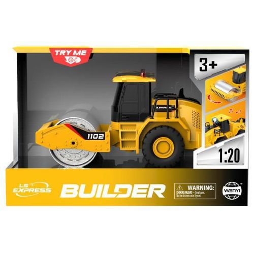 cumpără Mașină Wenyi WY1102A 1:20 Cilindru compactor cu fricțiune (lumini/sunete) în Chișinău 