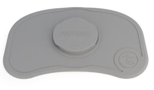 cumpără Seturi pentru hrănire bebelușilor U-Grow 78442 Set anti-alunecare cu farfurie Twistshake Click-Mat, gri în Chișinău 
