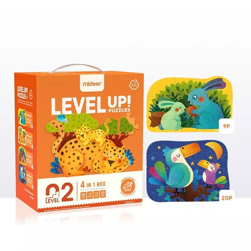 купить Головоломка Mideer CT7033 Seria de puzzle-uri Mama și copilul, 4 în 1, nivelul 2 в Кишинёве 