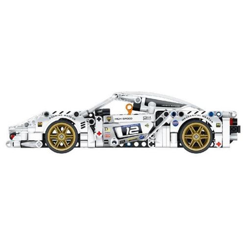 купить Конструктор iM.Master 5812 Supercar alb, Mechanical Master, cu inerție, 437pcs в Кишинёве 