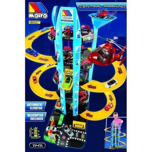 купить Машина Molto 11411 Игра Парковка 5 уровней+Вертолет в Кишинёве 
