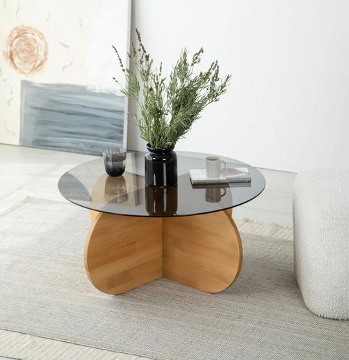 купить Журнальный столик Trendy Bubble 2, Дуб в Кишинёве 