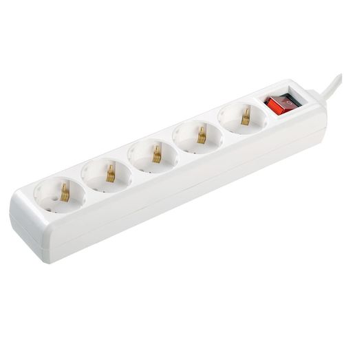 cumpără Prelungitor electric IEK U05K-intr.5 locuri 2Р+PЕ/3 metri 3х1mm2 16А/250V / WYP10-16-05-03-ZK în Chișinău 