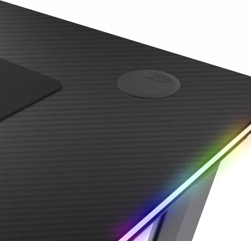 купить Стол компьютерный Trust GXT 710 Luminus Pro, Black в Кишинёве 