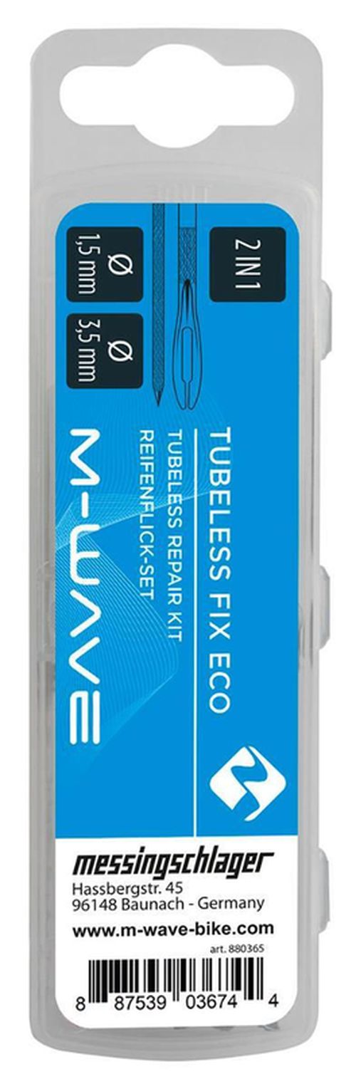 купить Аксессуар для велосипеда M-Wave Set reparatie Tubeless Fix Eco repair kit в Кишинёве 
