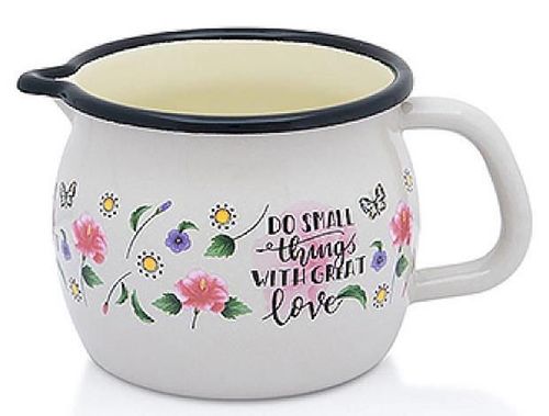 купить Посуда для напитков Metalac 55007 Кувшин эмалированный Metalac Small things 0,85л в Кишинёве 