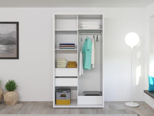 cumpără Dulap Bayro Parma 1200x2250x600 белый, купе în Chișinău 