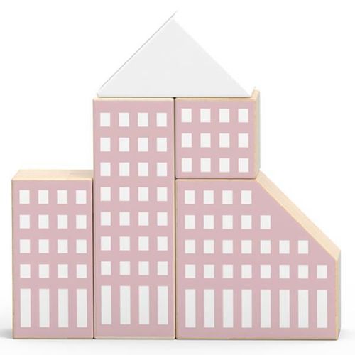 купить Конструктор Viga 44040 Set de construcție din lemn Orașul, 56 elem. в Кишинёве 