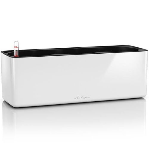 cumpără Ghiveci pentru flori Lechuza Cube Triple, Glossy White în Chișinău 