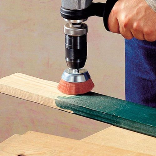 купить Набор головок, бит, насадок Wolfcraft Дисковая нейлоновая щётка, агрессивная 65 мм 1506000 в Кишинёве 