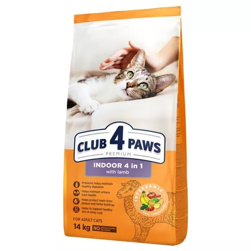купить Корм для питомцев CLUB 4 PAWS 24230929 Sac pisici indoor miel 4in1 14 kg в Кишинёве 