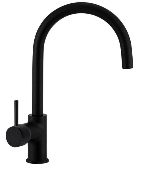 cumpără Bateria bucătărie Rubano 27195 pipa U inox, negru în Chișinău 