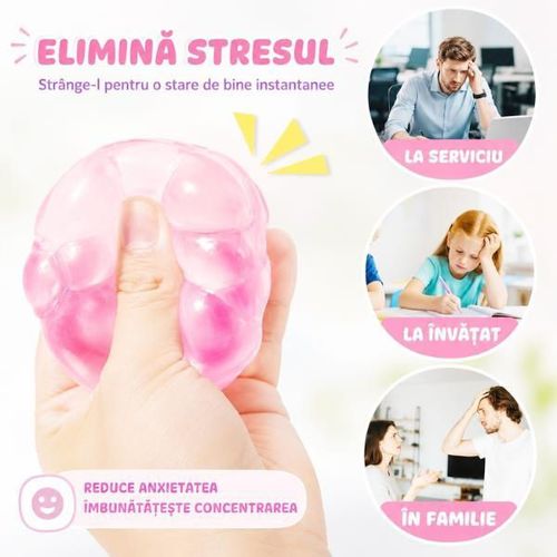 cumpără Jucărie Essa 176267 Cubul antistres "Needoh: Magic Bubble Cube", 5×5×5 cm, mov în Chișinău 