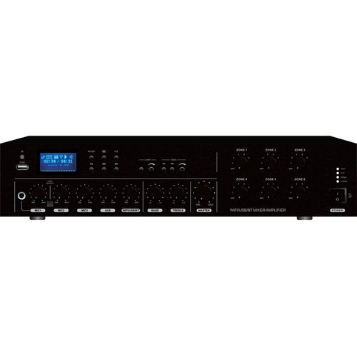 купить Усилитель FYB FY-120W 6 Zone Wi-Fi Mixer Amplificator в Кишинёве 
