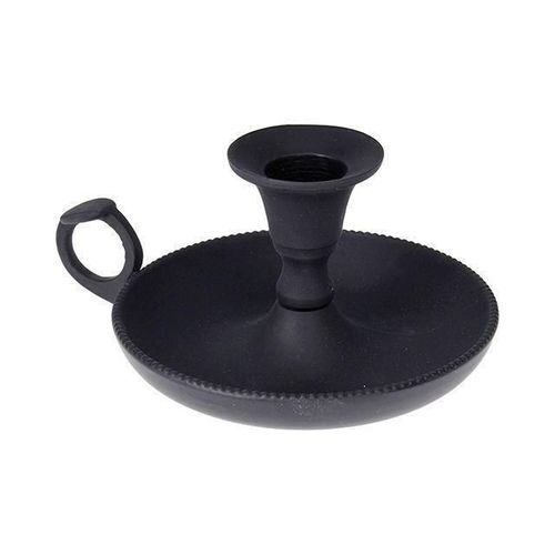 cumpără Lumânare Holland 48289 Подсвечник металлический на 1 свечу D13cm черн, ручка-кольцо în Chișinău 