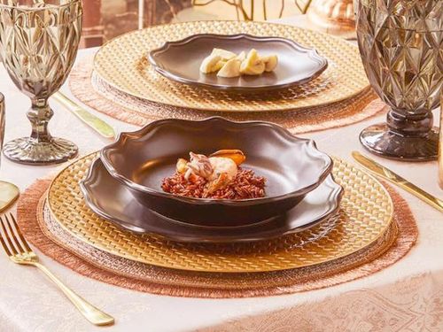 купить Домашний текстиль Tognana 55904 Fata de masa 140x240cm Pink Gold 100% poliester в Кишинёве 