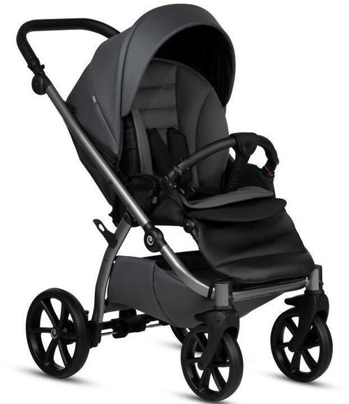 купить Детская коляска Tutis 2in1 UNO5+ Leather 2/1 Jet Black (1402166) в Кишинёве 