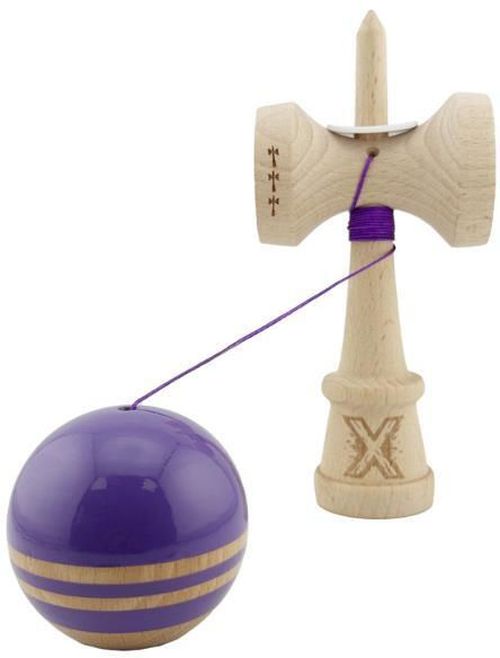 купить Активная игра Essa 164341 Kendama Flippy X Original Rainbow, King Size, indigo-maro в Кишинёве 