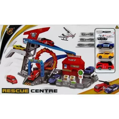 купить Конструктор Promstore 01286 Rescue Centre (3 машины+вертолет) 45.5x26.5cm в Кишинёве 